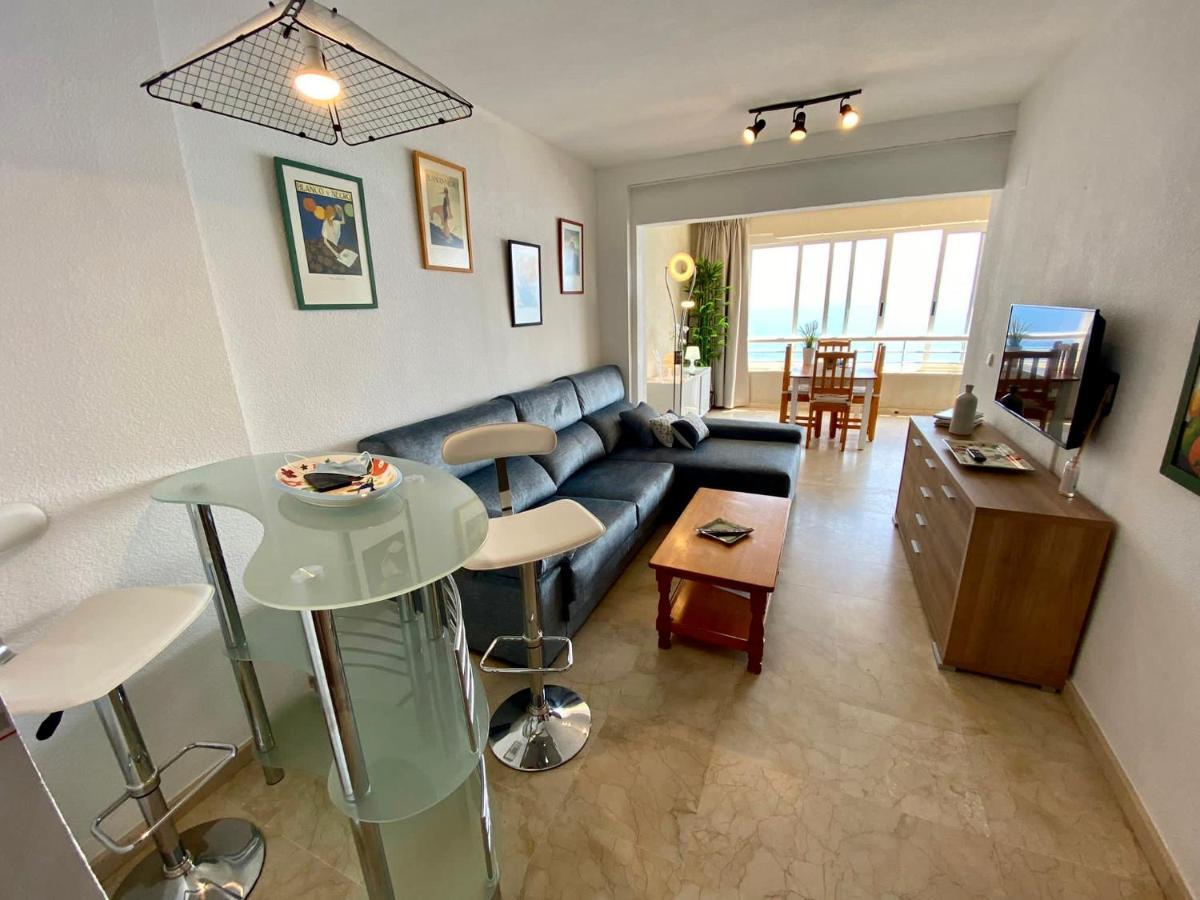 Apartamento Torre Levante, Primera Linea De Playa Benidorm Luaran gambar