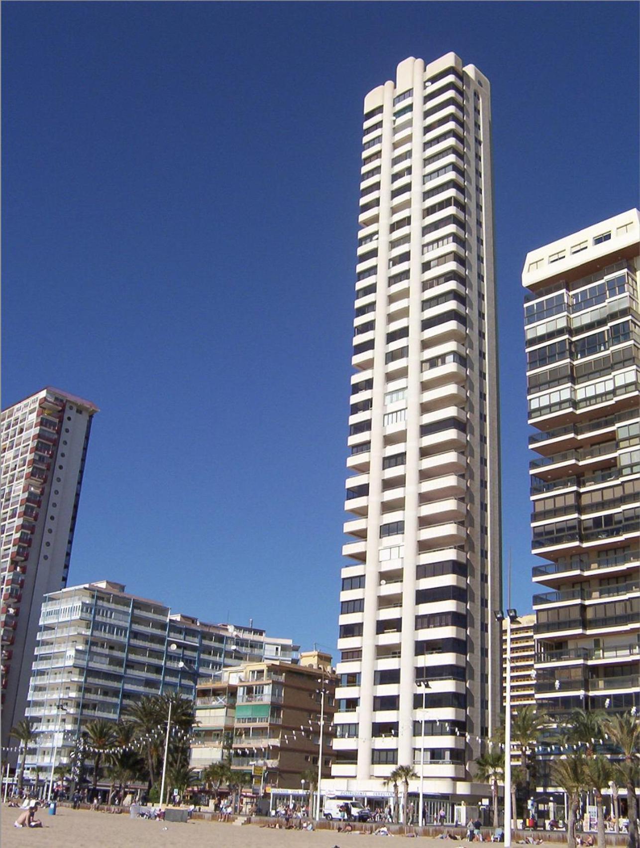 Apartamento Torre Levante, Primera Linea De Playa Benidorm Luaran gambar
